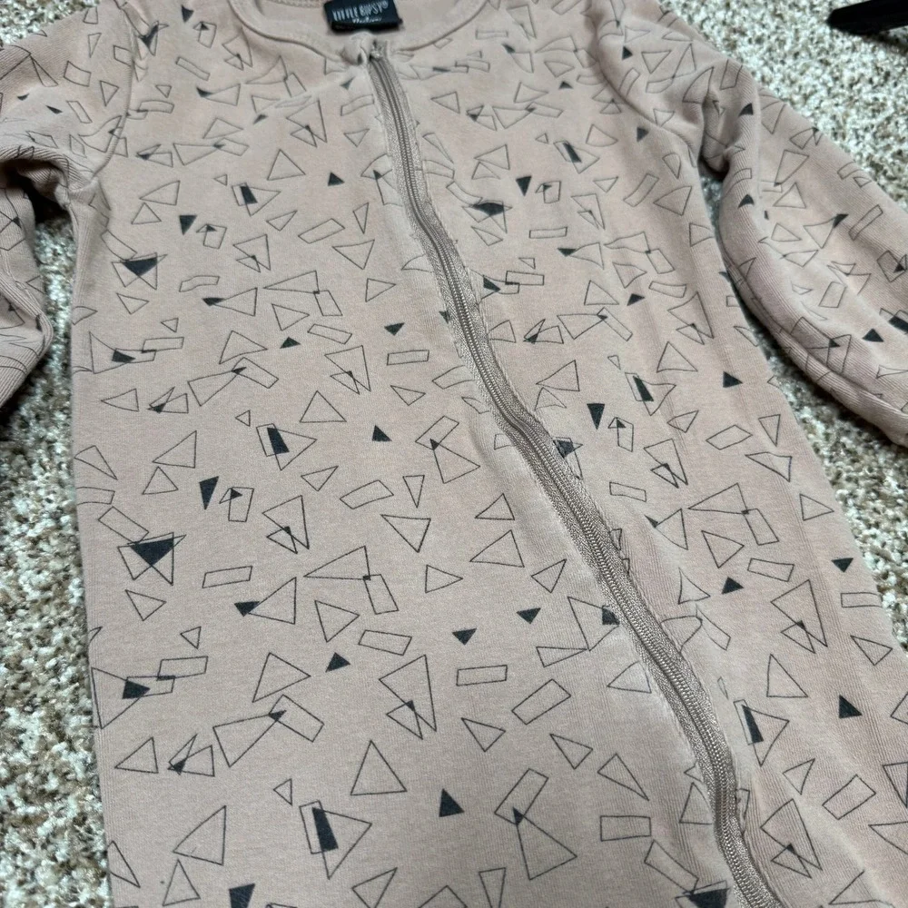 Little Bipsy Geometric Footless‎ Romper Brown 18-24M
